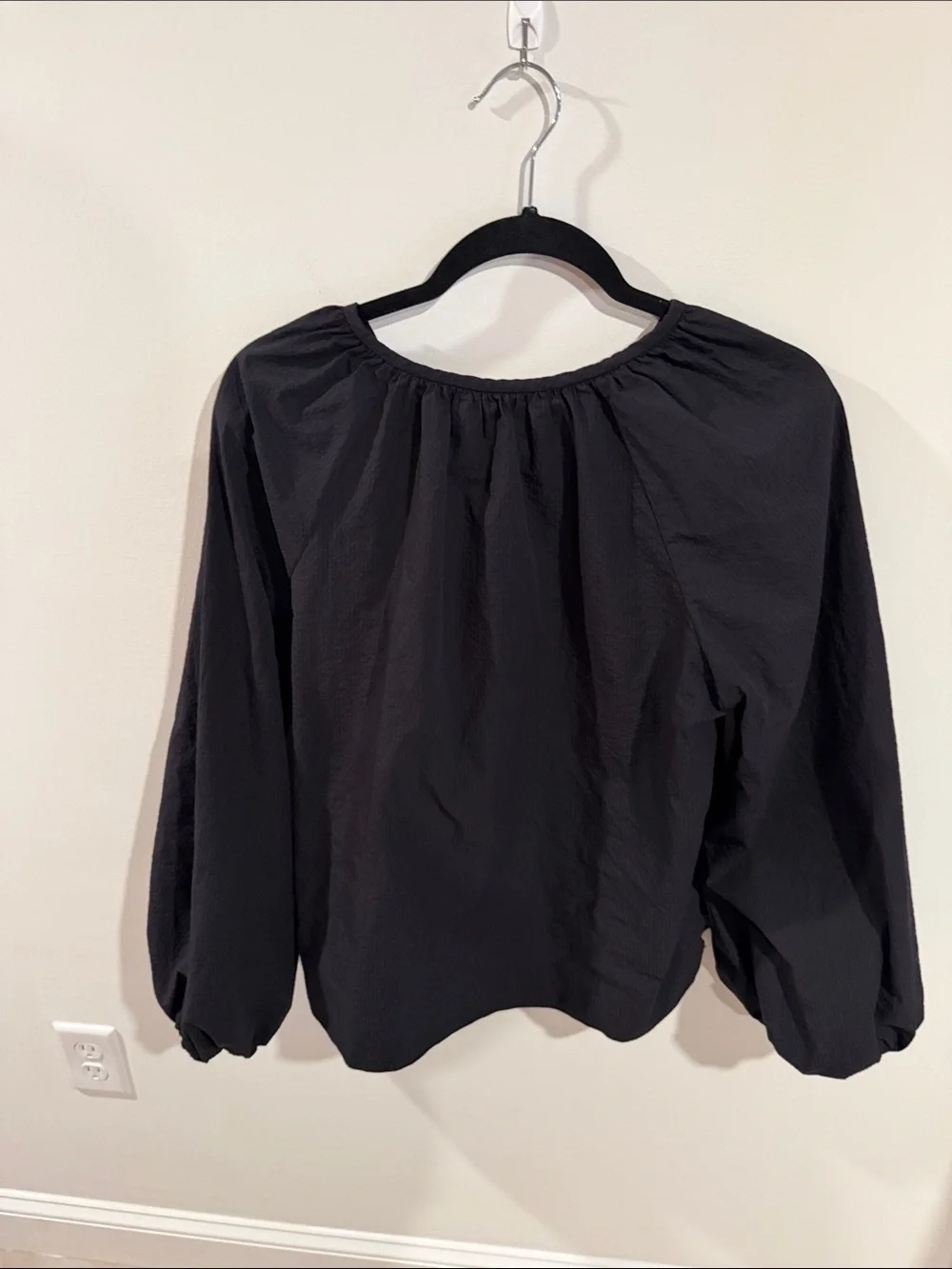 Kate Spade Solid Seersucker Top Size XL